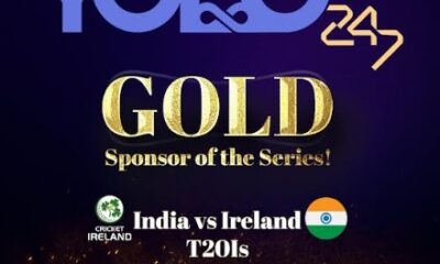 Yolo247 is the "Gold Sponsor" for Cricket Ireland - India Vs Ireland T20Is