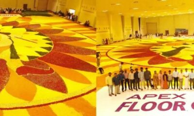 Asian Paints Creates Floral Magic, Unveiling India's Largest Pookalam to Grace Onam celebrations