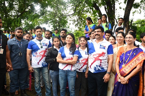 Jijau Sanstha Hosts Glorious Konkan Monsoon Marathon, graced by Actor Shantanu Moghe and Actress Prajakta Mali