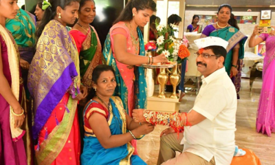 A Unique Raksha Bandhan: Thousands of Sisters Tie Rakhi to Brother Nilesh Sambare in Palghar District