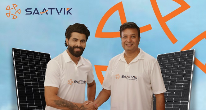 Saatvik Solar Ropes in Ravindra Jadeja as National Brand Ambassador