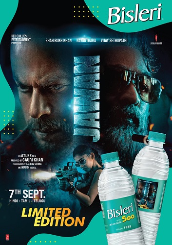 Bisleri Strengthens its Limited-Edition Packs Nationwide with the Much-Awaited Film 'Jawan'