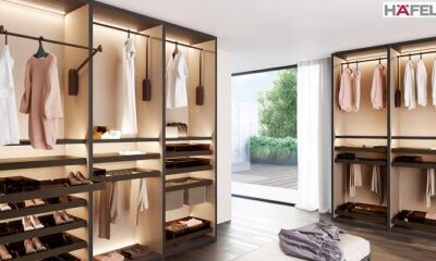 Hafele's Motorized Wardrobe Lift System