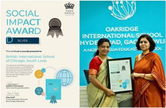 Oakridge Gachibowli Achieves Silver Tier in Rights-Respecting School Awards