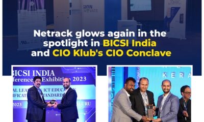 Netrack Glows Again in the Spotlight in BICSI India and CIO Klub's CIO Conclave