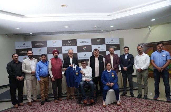 Blackberrys Partners with the Paralympic Committee of India as the "Official Ceremonial Partner" for the Asian Para Games 2022