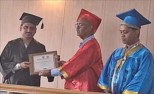 Flawless Pharma Promoter Dr. Sujeet Kumar Singh Awarded Honorary Doctorate in Health Administration