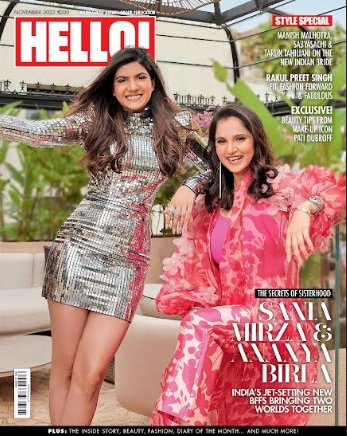 HELLO! Unveils a Stylish Spectacle in its November Issue; Ananya Birla and Sania Mirza Grace the Cover