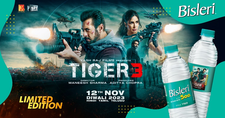 Bisleri Elevates its Brand Love Story Nationwide with Tiger 3