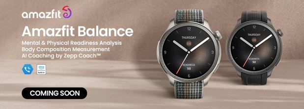 Celebrating Balance: Amazfit Balance SmartWatch Set to Debut in India