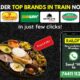 Order Top Brands Like Haldiram's, Subway, Hotplate Express, and More on WhatsApp for Delicious Train Travel Meals