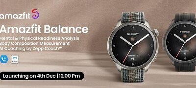 Amazfit Balance Smartwatch Launched in India: Elevating Balanced Living with AI-powered Features - Sale on 4th Dec 2023