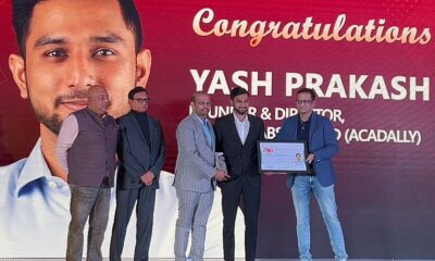 Yet Another Recognition for AcadAlly; Founder & Director, Yash Prakash, Features in "BW Disrupt List of Young Achievers 30 under 30"