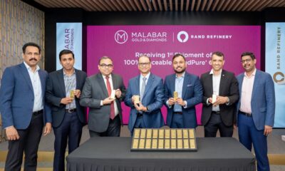 Malabar Gold & Diamonds Procures 100% Traceable 'RandPure' Gold From Rand Refinery, South Africa; Reaffirms its Commitment to Ethical Sourcing