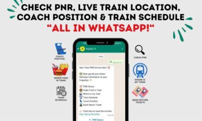 Check PNR Status, Live Train Location, Coach Position and Train Schedule: All in One Place-WhatsApp