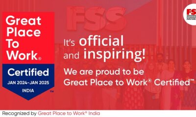 FSS has been Awarded the Prestigious Great Place To Work Certification