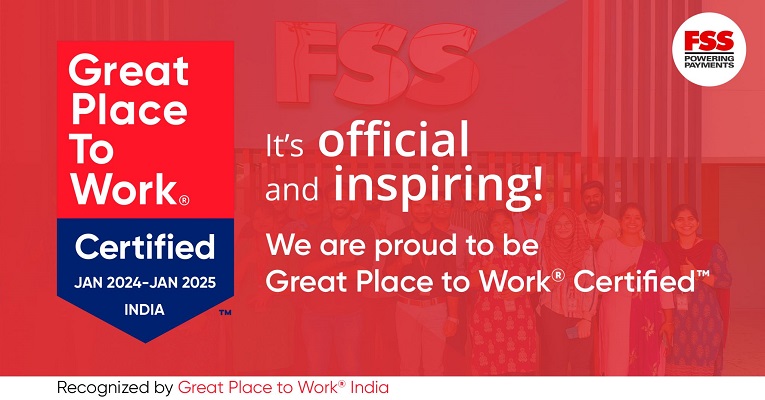 FSS has been Awarded the Prestigious Great Place To Work Certification