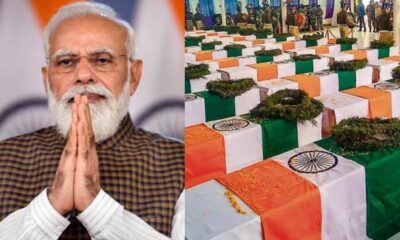 PM Narendra Modi Pays Homage to Pulwama Attack Martyrs, Vows Their Sacrifice Will Never Be Forgotten