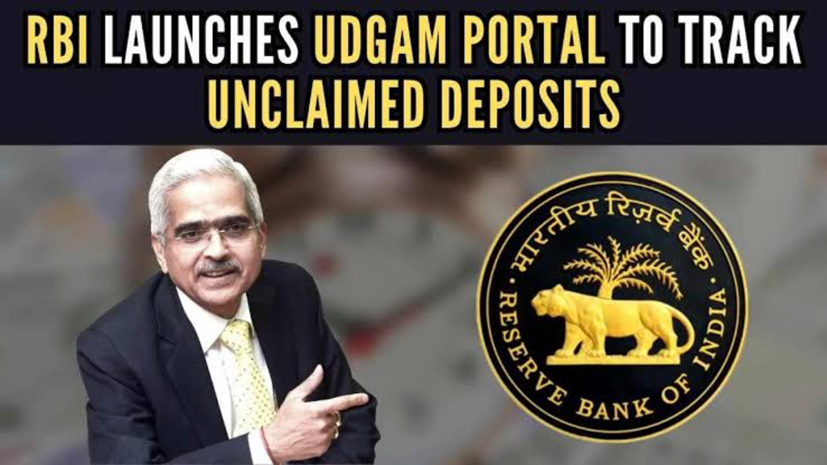 RBI Launches UDGAM Portal for Searching Unclaimed Deposits Across Banks