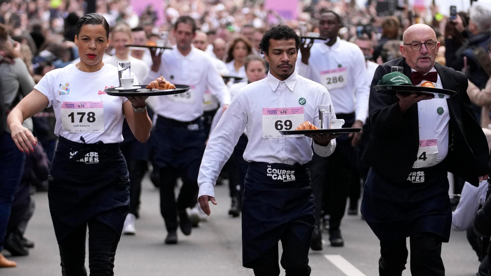 A Taste of the Olympics: Parisian Revives a Century-old Race for Servers