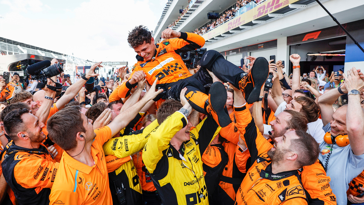 Lando Norris wins maiden F1 race at Miami Grand Prix