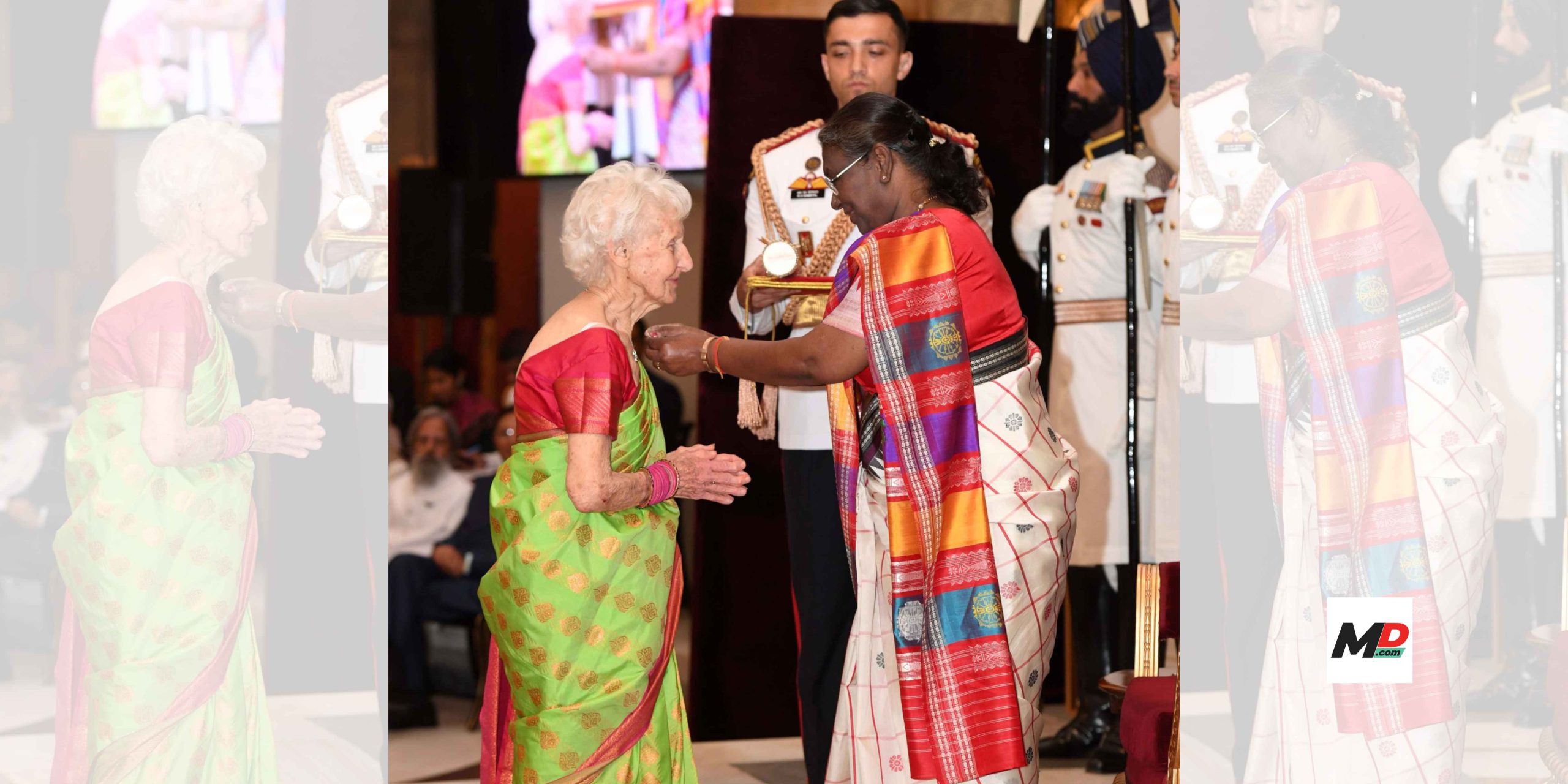 French Yoga Teacher Charlotte Chopin 101, Honoured with Padma Shri