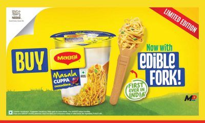 Maggi introduces limited-edition cup noodles with edible fork