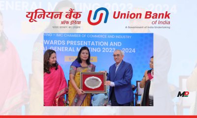 A Manimekhalai, MD & CEO, Union Bank of India, won the prestigious IMC Ladies' Wing Award for Banking and Financial Services