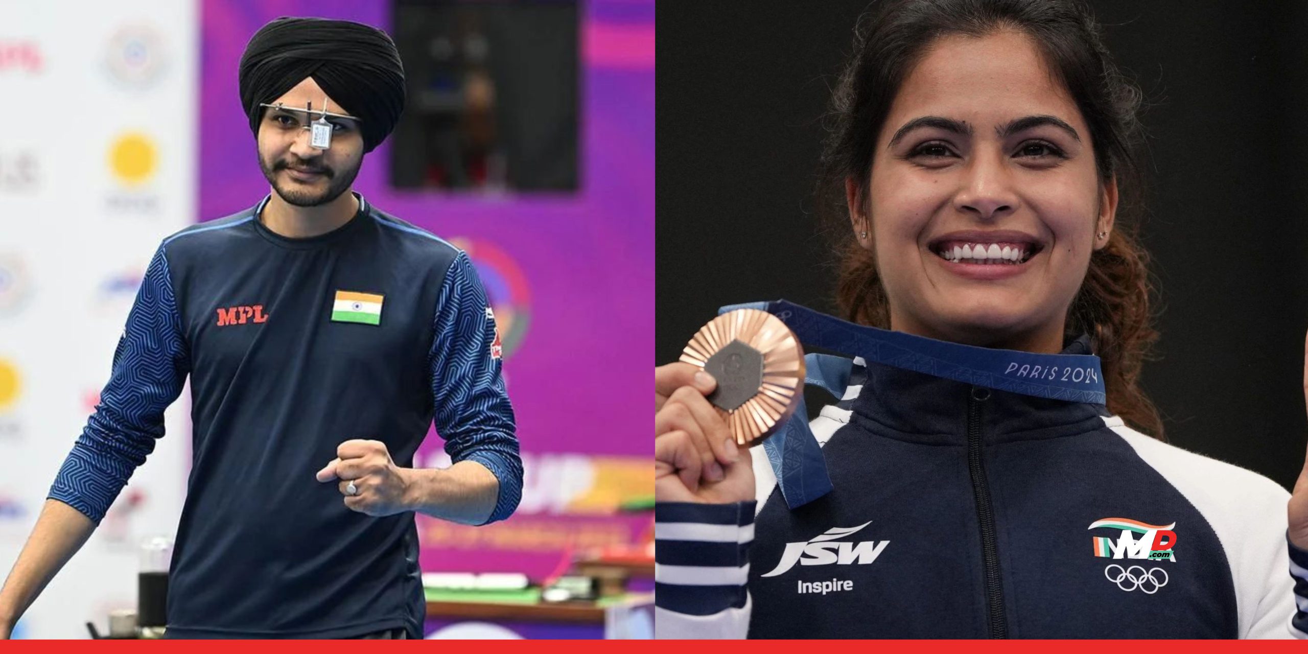 Manu Bhaker and Sarabjot Singh to compete for bronze at Paris Olympics tomorrow