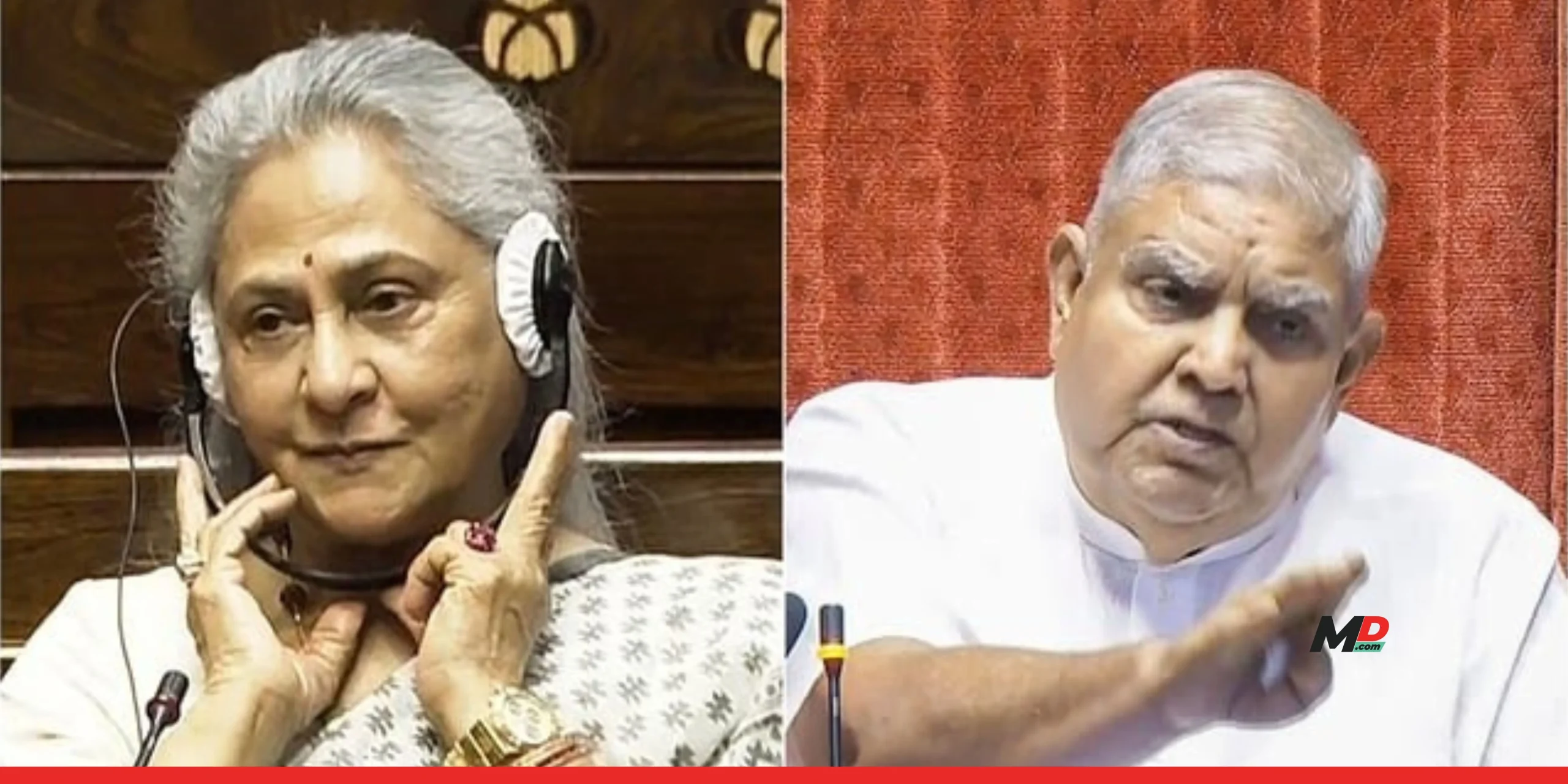 Jaya Bachchan and Jagdeep Dhankhar's Heated Exchange Sparks Rajya Sabha Walkout