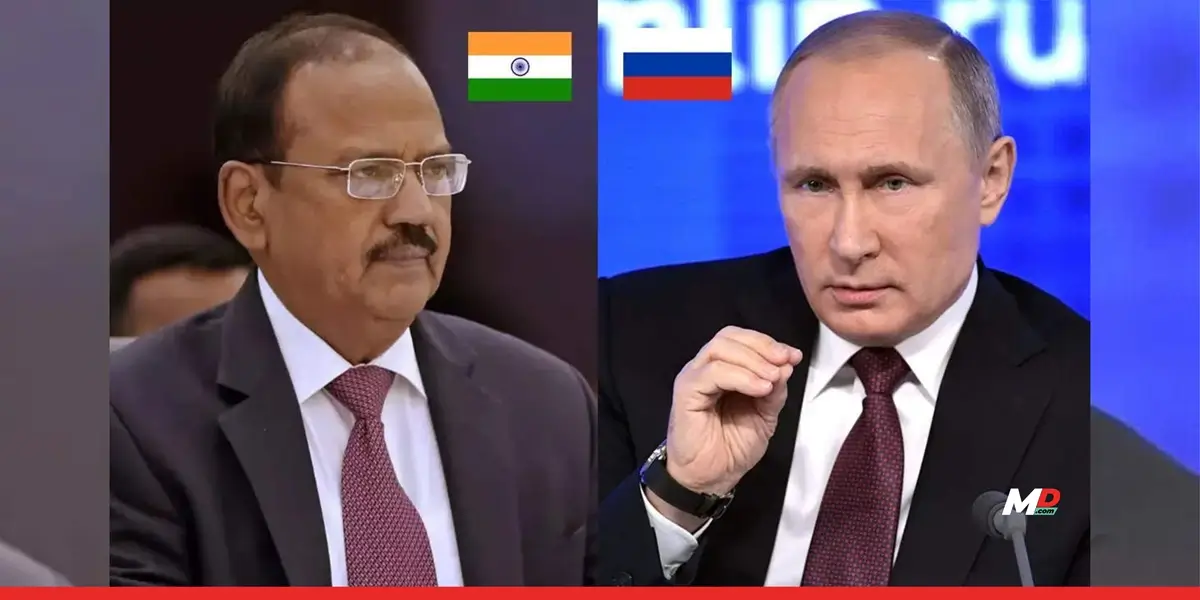 Ajit Doval and Vladimir Putin Discuss Ukraine Conflict Amid BRICS NSA Conclave in St. Petersburg